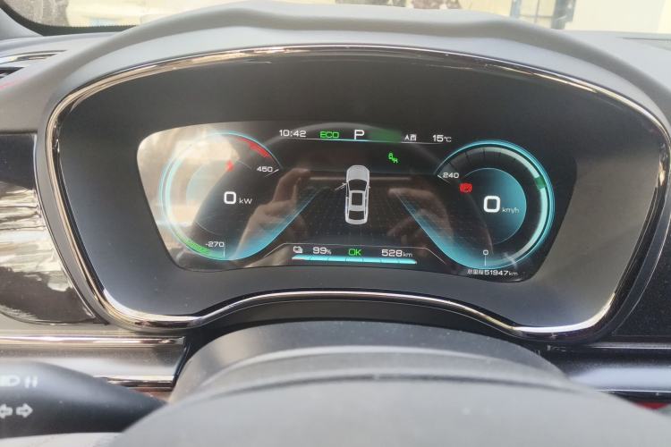 Used BYD Han 2020 EV Four-Wheel Drive High-Performance Flagship Model Instrument Cluster