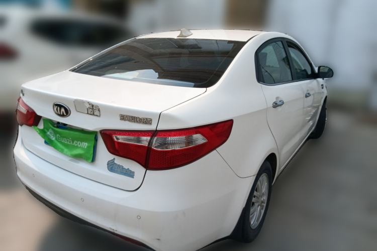 Used Kia K2 2012 Sedan 1.4L Automatic GLS Commemorative Edition Rear Right 45 Deg