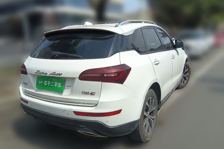 Used Zotye T600 Coupe 2017 1.5T Automatic Luxury Model Rear Right 45 Deg