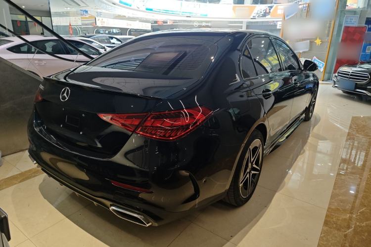Used Mercedes-Benz C-Class 2023 C 260 L Bright Night Sports Edition Rear Right 45 Deg