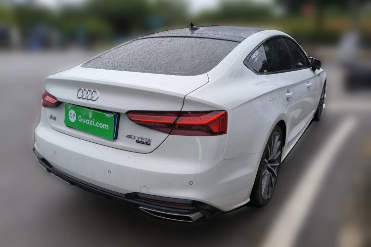 Used Audi A5 2024 Sportback 40 TFSI quattro Luxury Dynamic Model Rear Right 45 Deg