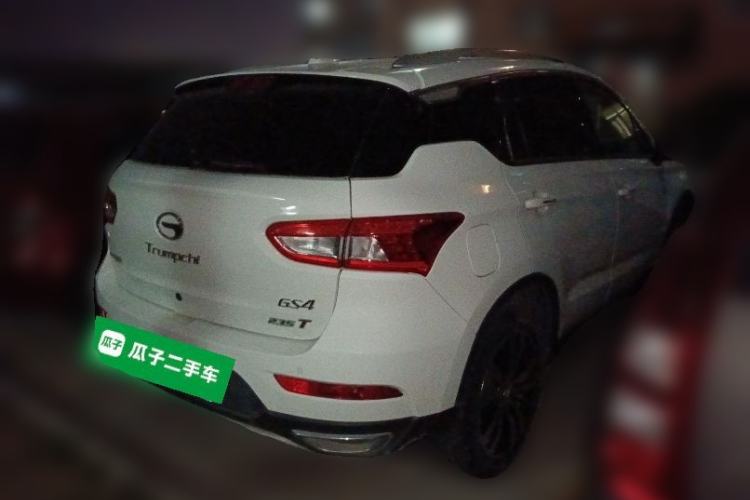 Used GAC Trumpchi GS4 2017 235T Automatic Two-Wheel Drive Luxury Smart Connectivity Version Rear Right 45 Deg