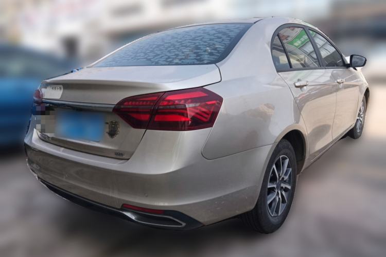 Used Geely Auto Emgrand 2019 Leading Edition 1.5L CVT Luxury Model China VI Standard Rear Right 45 Deg