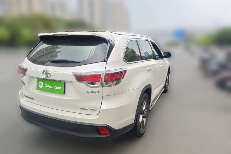 Used Toyota Highlander 2017 2.0T Four-Wheel Drive Luxury Edition 7 Seats Rear Right 45 Deg