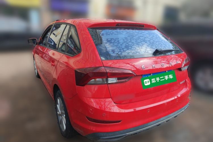 Used Skoda Rapid Spaceback 2020 1.5L Automatic Standard Edition Rear Left 45 Deg