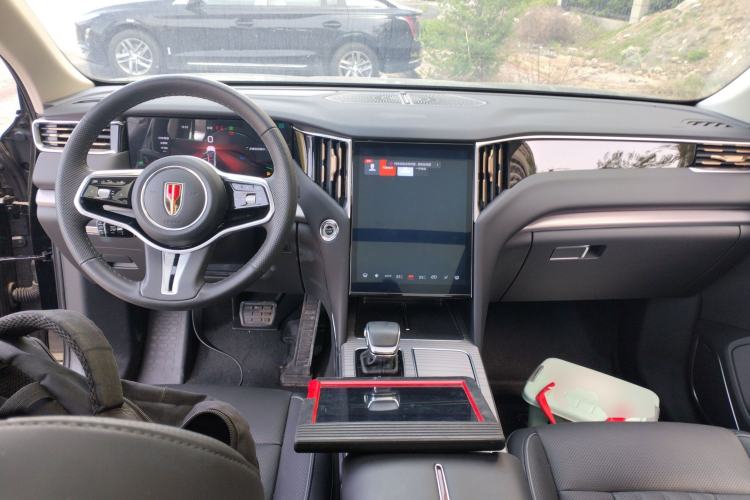 Used Hongqi HS7 PHEV 2024 2.0T PHEV Four-Wheel Drive Flagship Edition 7 Seats
