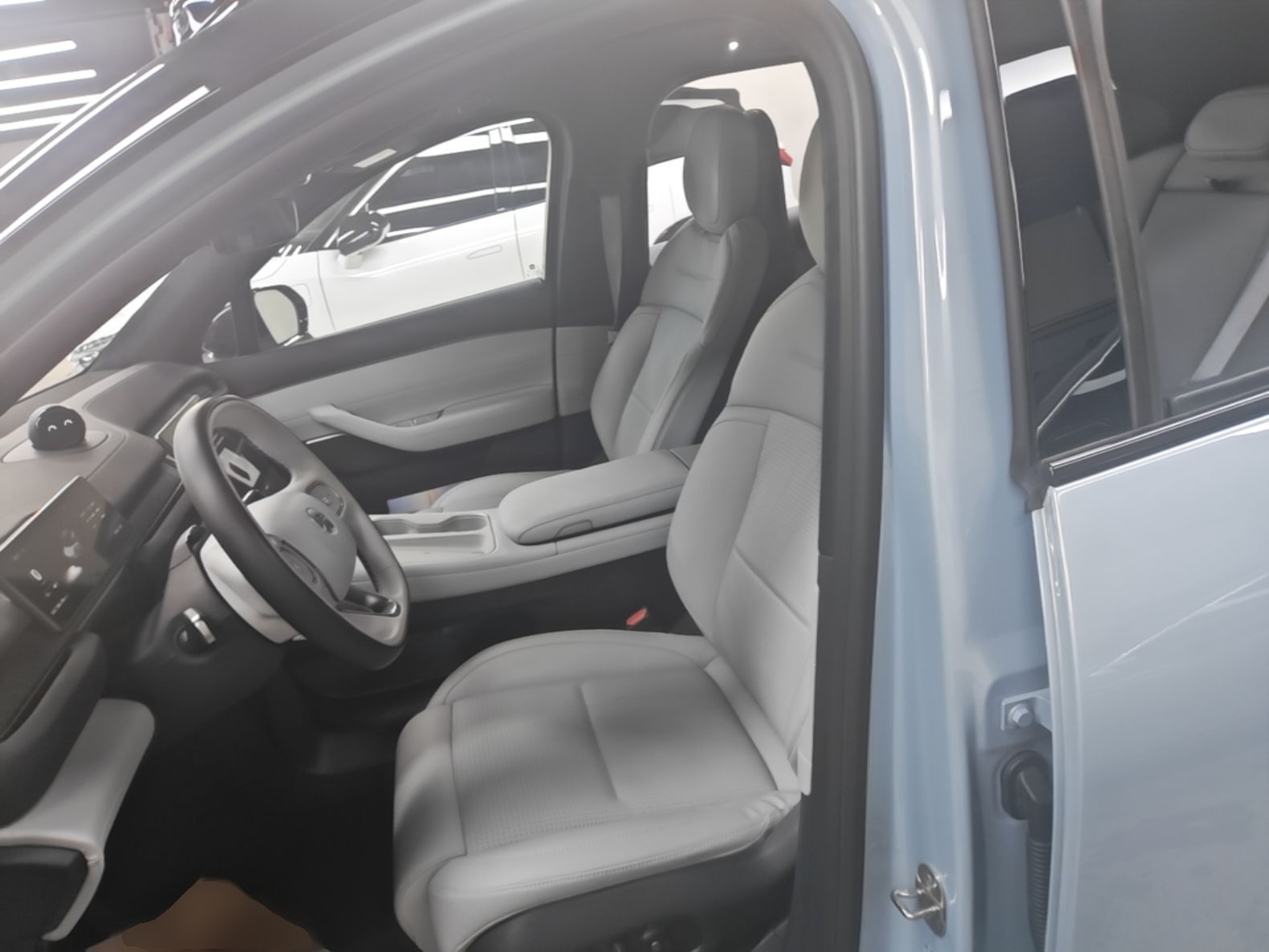 Vordere Reihe im Auto