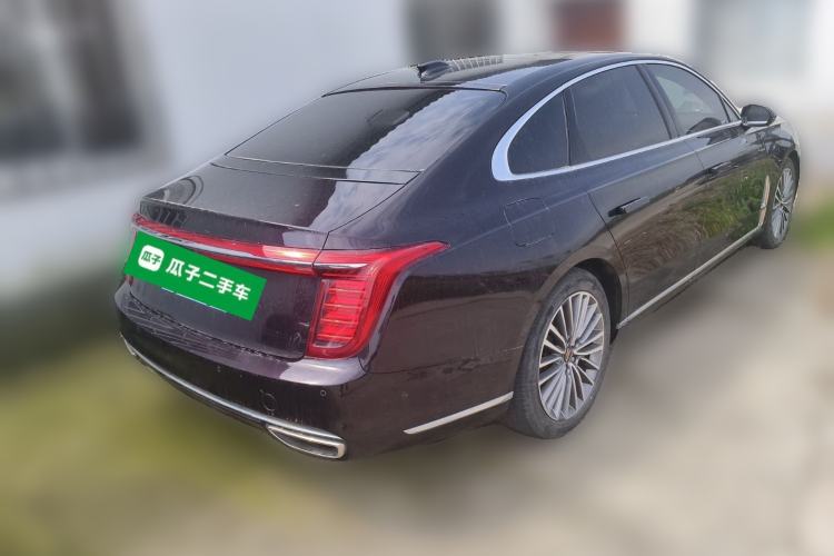 Used Hongqi H9 2020 2.0T Smart Connect Flagship Edition Rear Right 45 Deg