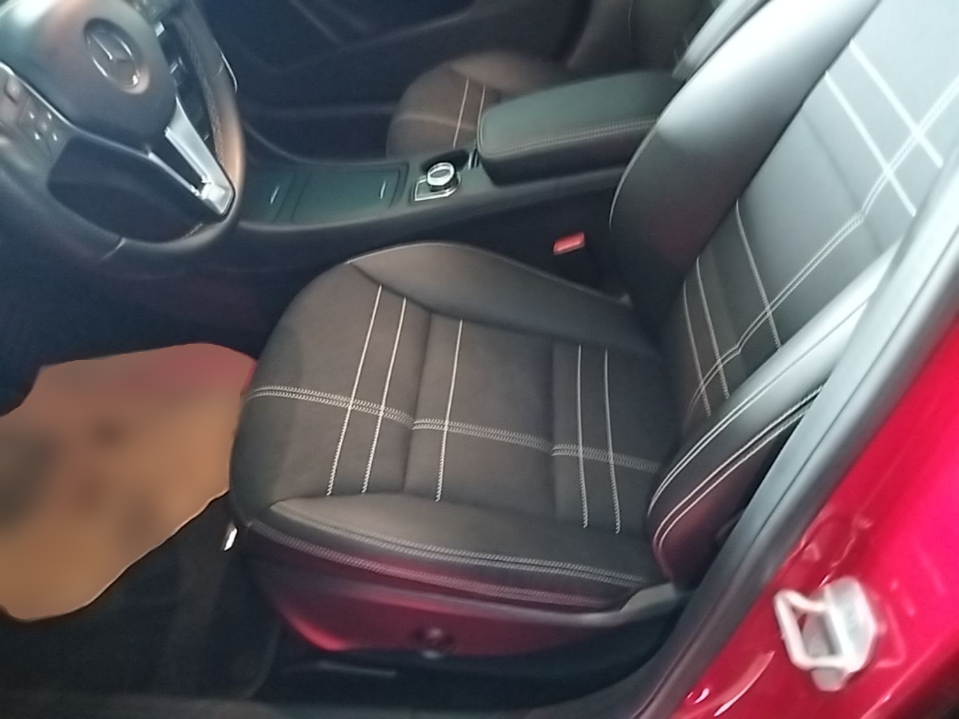 A primeira fila do carro