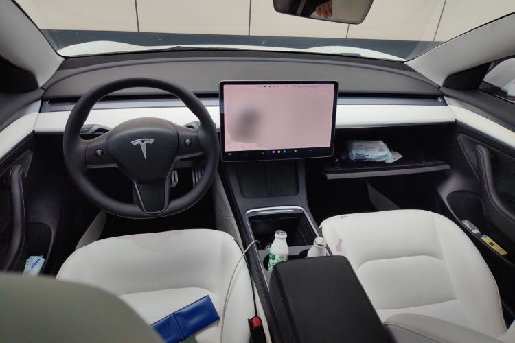 Used Tesla Model 3 2021 Revised Performance Version with All-Wheel Drive 3D1 Center Console