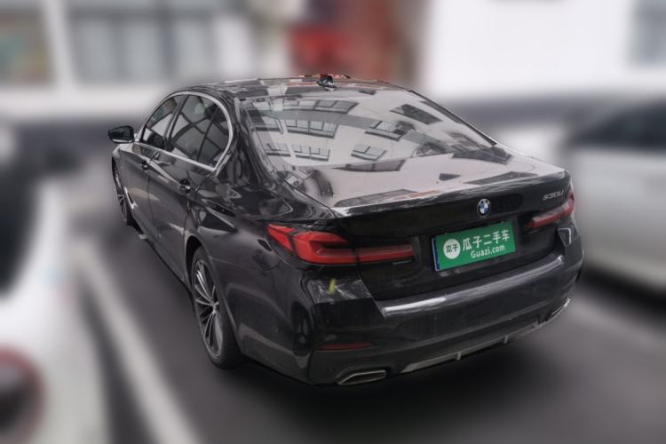 Used BMW 5 Series 2021 530Li Leading Model M Sport Package Rear Left 45 Deg