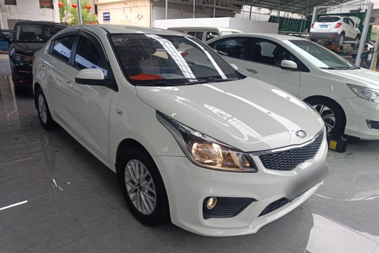 Used Kia K2 2017 Sedan 1.4L Automatic GLS Front Right 45 Deg