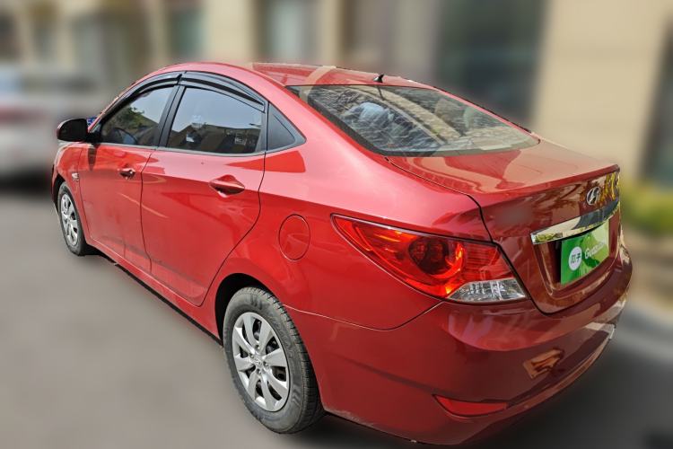 Used Hyundai Verna (older generation) 2010 Sedan 1.4L Automatic Comfort Model GS Rear Left 45 Deg