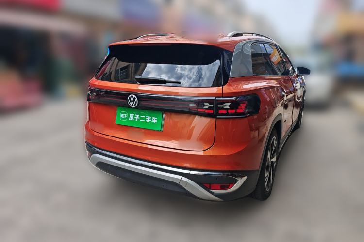 Used Volkswagen ID.6 CROZZ 2021 High-Performance PRIME Edition Rear Right 45 Deg