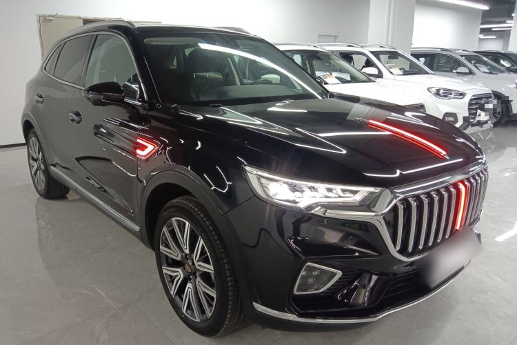 Used Hongqi HS5 2022 Facelifted Version 2.0T Smart Connect Flagship All-Wheel-Drive Edition Front Right 45 Deg