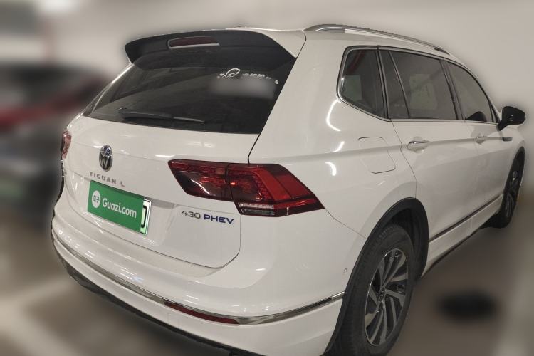 Used Volkswagen Tiguan L New Energy 2021 430 PHEV Plug-in Hybrid Flagship Edition Rear Right 45 Deg