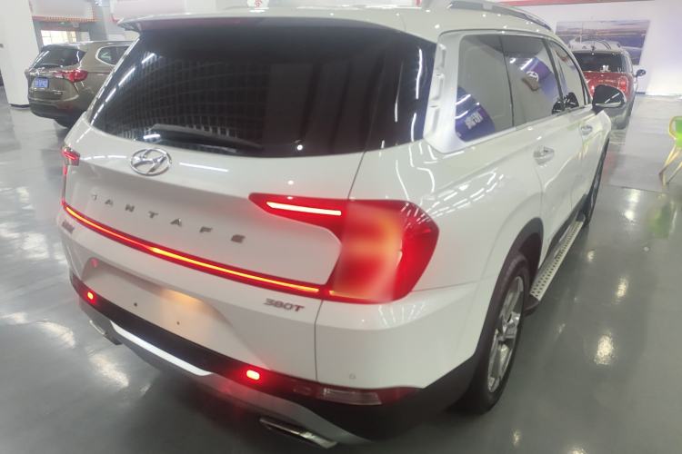 Used Hyundai Santa Fe 2019 380 TGDi DLX Automatic Two-Wheel Drive Prestige Plus Version China VI Standard Rear Right 45 Deg