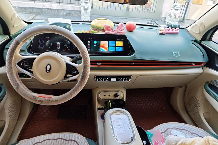 Used ORA Good Cat 2023 401 km Standard Range Luxury Version Lithium Iron Phosphate Center Console