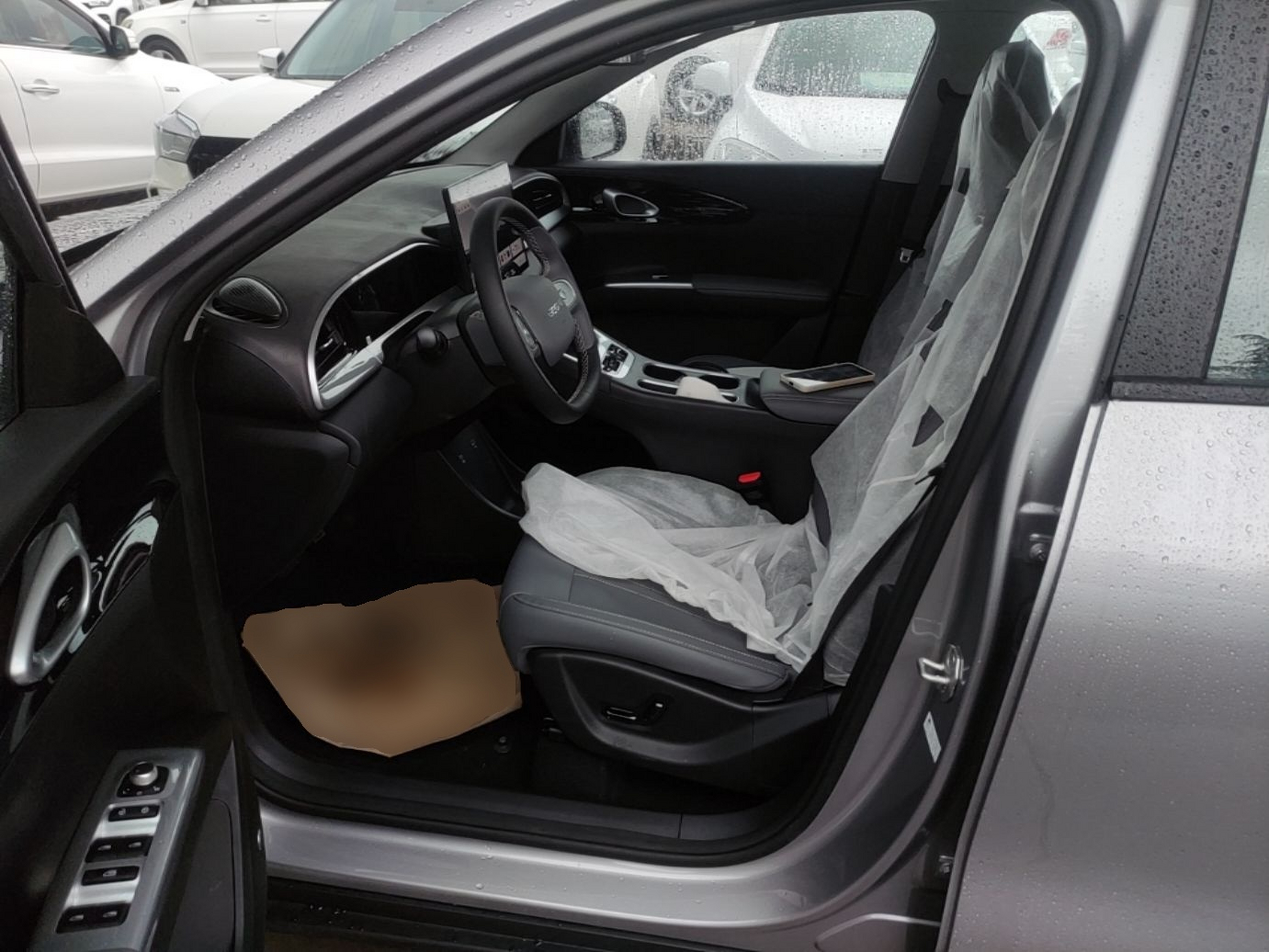 Vordere Reihe im Auto