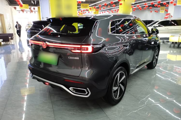 Used CHANGAN CS55PLUS PHEV 2026 Model, Smart New Blue Whale 125km Zhiyue Version Rear Right 45 Deg