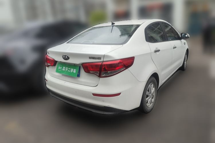Used Kia K2 2015 Sedan 1.4L MT GLS Rear Right 45 Deg