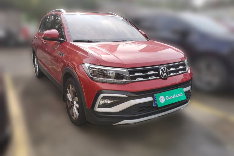 Used Volkswagen T-Cross 2021 280TSI DSG Comfort Edition Front Right 45 Deg