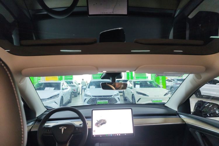 Used Tesla Model Y 2021 Standard Range Rear-Wheel Drive Version Headliner