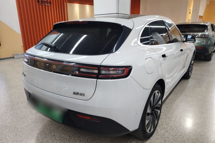 Used Hima AITO M5 2022 Extended-Range Four-Wheel Drive Ultimate Edition Rear Right 45 Deg