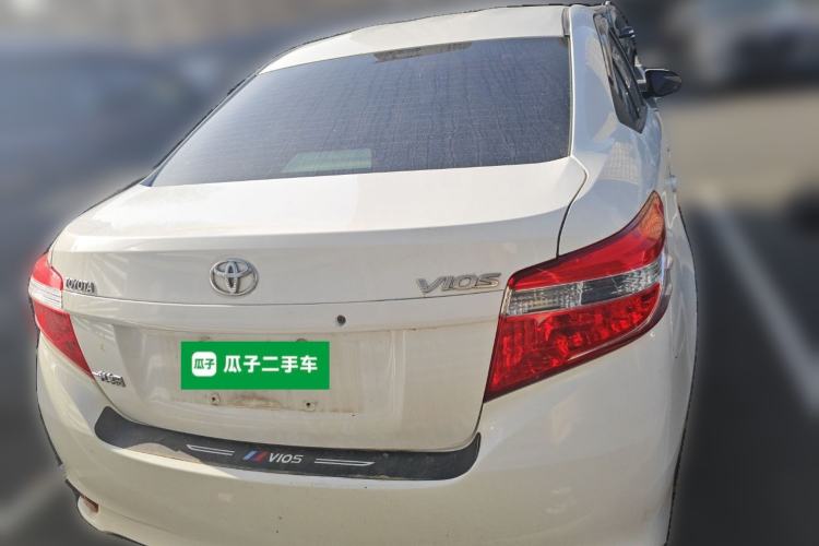 Used Toyota Vios 2014 1.3L Automatic Standard Edition Rear