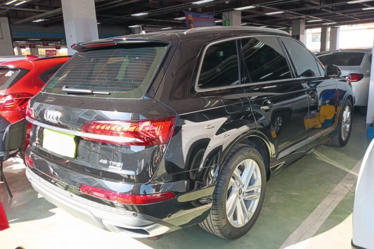 Used Audi Q7 2023 45 TFSI quattro S line Sport model Rear Right 45 Deg