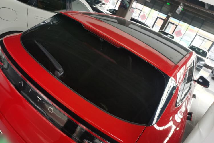 Used Hima AITO M5 2025 Extended-Range Ultra All-Wheel-Drive Version Rear Right 45 Deg