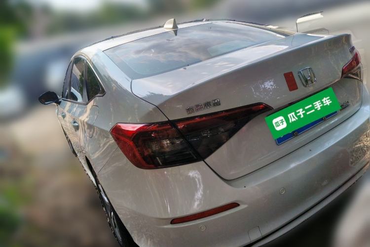 Used Honda Civic 2022 240TURBO CVT Dynamic Edition Rear Left 45 Deg