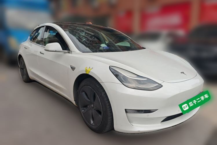 Used Tesla Model 3 2019 Long-Range All-Wheel-Drive Version Front Right 45 Deg