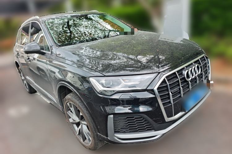 Used Audi Q7 2023 55 TFSI quattro S line Sport Edition Front Right 45 Deg