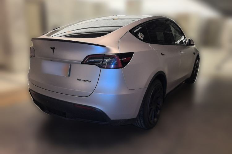 Used Tesla Model Y 2021 Standard Range Rear-Wheel Drive Version Rear Right 45 Deg