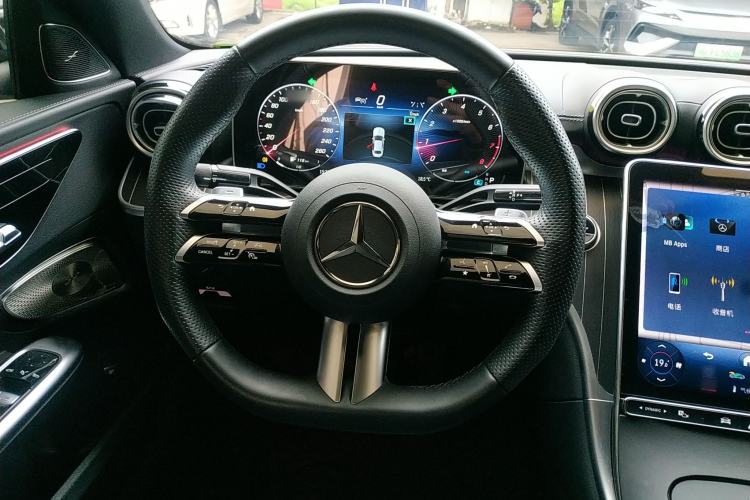 Used Mercedes-Benz C-Class 2024 C 260 L Brilliant Night Sports Edition Steering Wheel