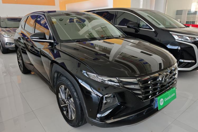 Used Hyundai Tucson 2021 Tucson L 1.5T DCT GLX Elite Edition Front Right 45 Deg