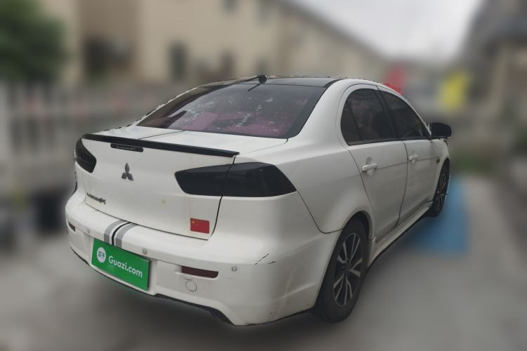 Used Mitsubishi Lancer EX 2016 1.8L Manual Black-and-White Retro Edition Rear Right 45 Deg