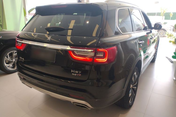 Used Hongqi HS7 2022 3.0T Automatic All-Wheel Drive ZhiLian Flagship Edition Five Seats Rear Right 45 Deg