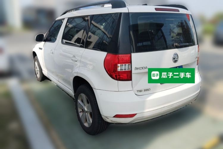 Used Skoda Yeti 2017 TSI280 DSG Advanced Edition Rear Left 45 Deg