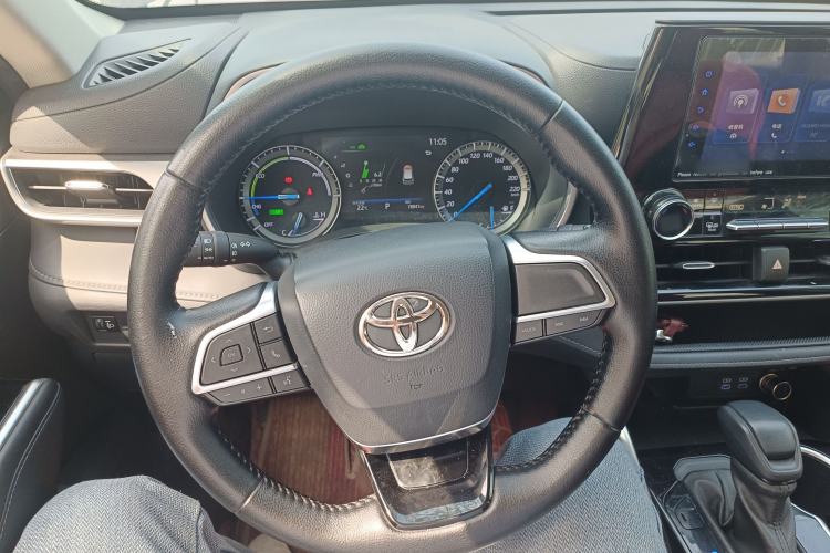 Used Toyota Highlander 2022 Dual-Engine 2.5L Two-Wheel Drive Elite Edition 5 Seats Steering Wheel