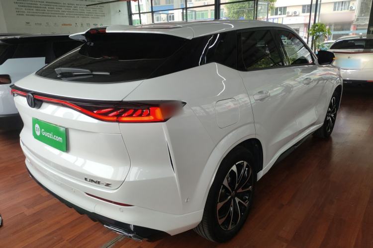 Used CHANGAN UNI-Z New Energy 2024 Blue Whale Smart Electric iDD 125km Excellence Model Rear Right 45 Deg