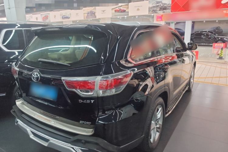 Used Toyota Highlander 2015 2.0T Two-Wheel Drive Luxury Edition 7 Seats Rear Right 45 Deg