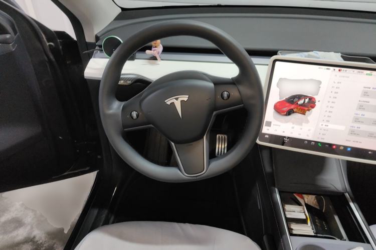 Used Tesla Model Y 2022 Performance High-Performance All-Wheel-Drive Version Steering Wheel