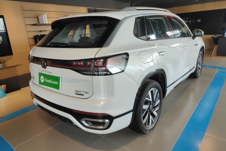 Used Volkswagen Tayron 2023 Revised Version 380TSI All-Wheel Drive R-Line High-Energy Edition Rear Right 45 Deg