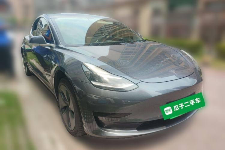 Used Tesla Model 3 2020 Standard Range Rear-Wheel Drive Upgraded Version Front Right 45 Deg