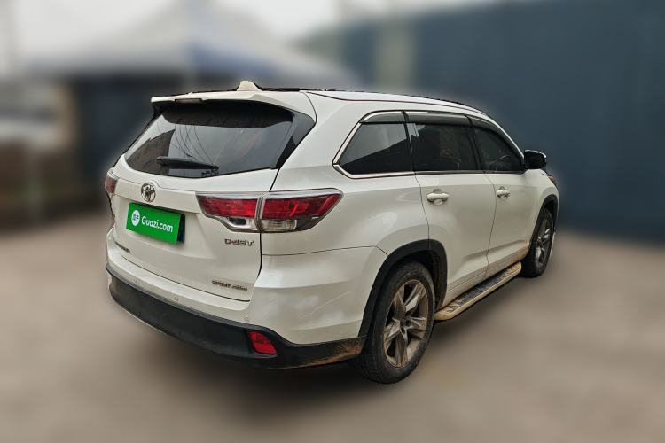 Used Toyota Highlander 2017 2.0T Four-Wheel Drive Luxury Edition 7 Seats Rear Right 45 Deg