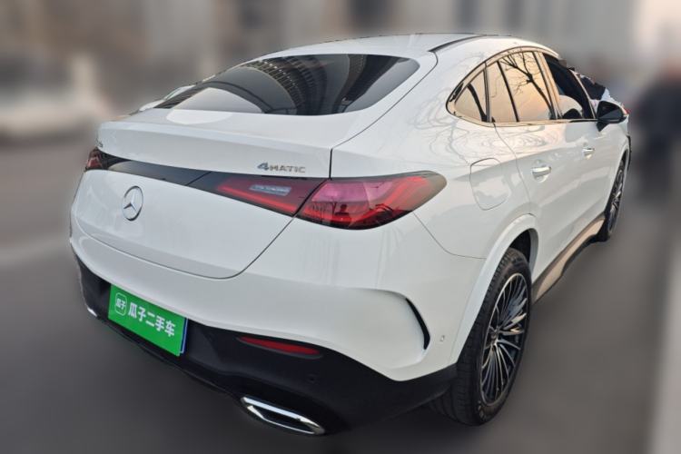 Used Mercedes-Benz GLC Coupe 2024 GLC 300 4MATIC Coupe SUV Rear Right 45 Deg