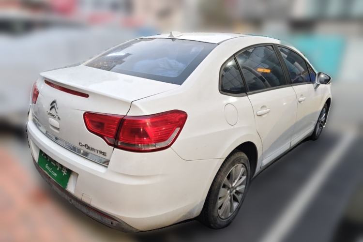 Used Citroen C-Quatre 2013 Sedan 1.6L Automatic Prestige Model Rear Right 45 Deg