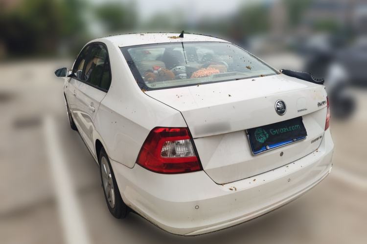 Used Skoda Rapid 2013 1.6L Manual Smart Selection Model Rear Left 45 Deg